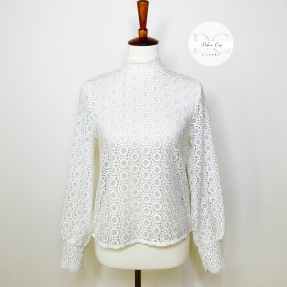 H&M Lace Blouse Size 4 - Picture 3 of 11